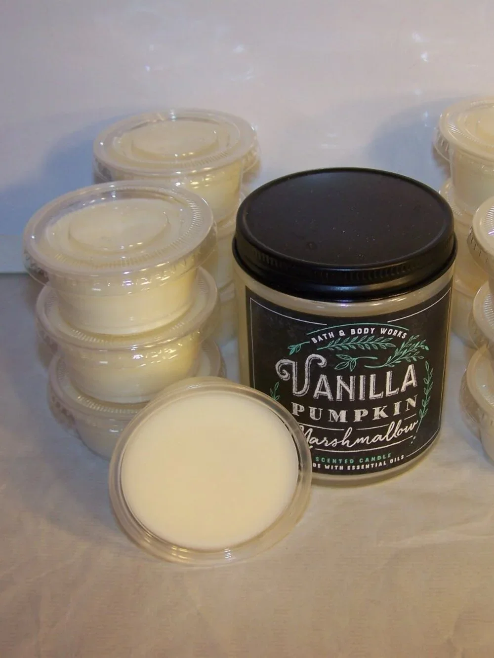 Set of 5 - 2 oz Wax Melts Poppers - Vanilla Pumpkin Marshmallow - Handmade